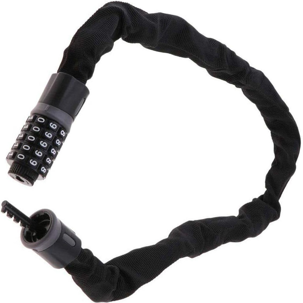 Chain Lock Combination - 汎用5桁ダイヤル式自転車チェーンロック、バイクチェーンロック、車両セキュリティロック