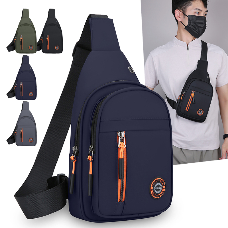 Cycling Commuter Backpack Waterproof - チェストバッグ メンズ フロントクロスボディバッグ 防水スポーツスリングパック サイクリング ハイキング