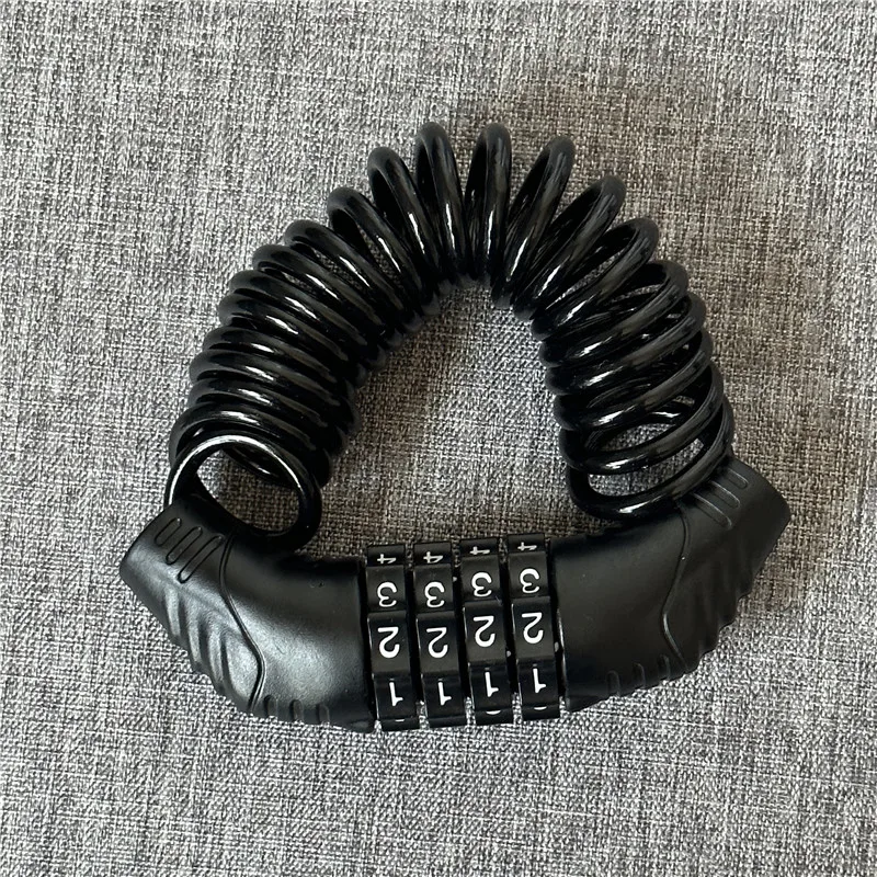Chain Lock Combination - クラシック盗難防止ケーブルロックチェーン,4桁のパスワードの組み合わせ,ポータブル,スクーター,自転車,オートバイ,耐久性,クラシック