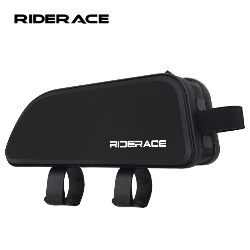 Cycling Commuter Backpack Waterproof - RIDERACEバイクトップチューブバッグ ポータブルTPU防水自転車ハンドルバーフロントバッグ ロードサイクリングアクセサリー 防水MTBグラベルバッグ