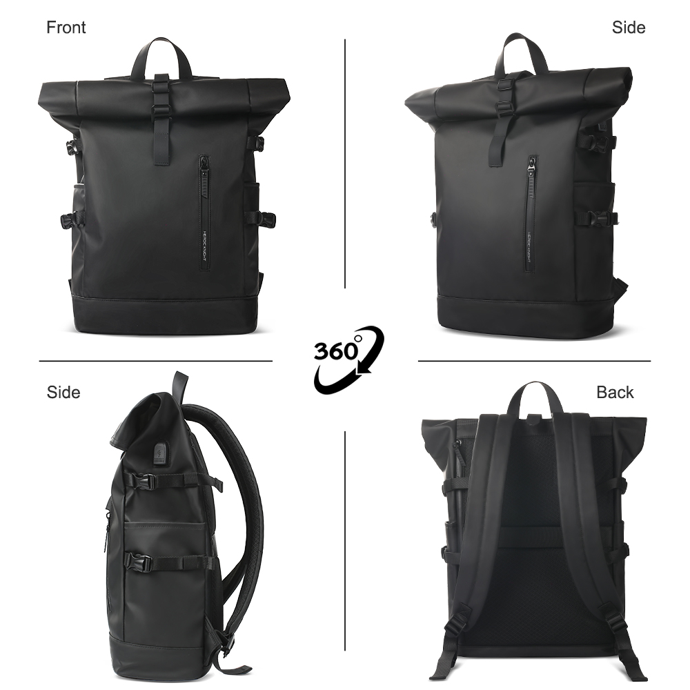 HK 拡張可能なトラベルバックパックメンズ大容量防水 15. - Cycling Commuter Backpack Waterproof のレビューと価格