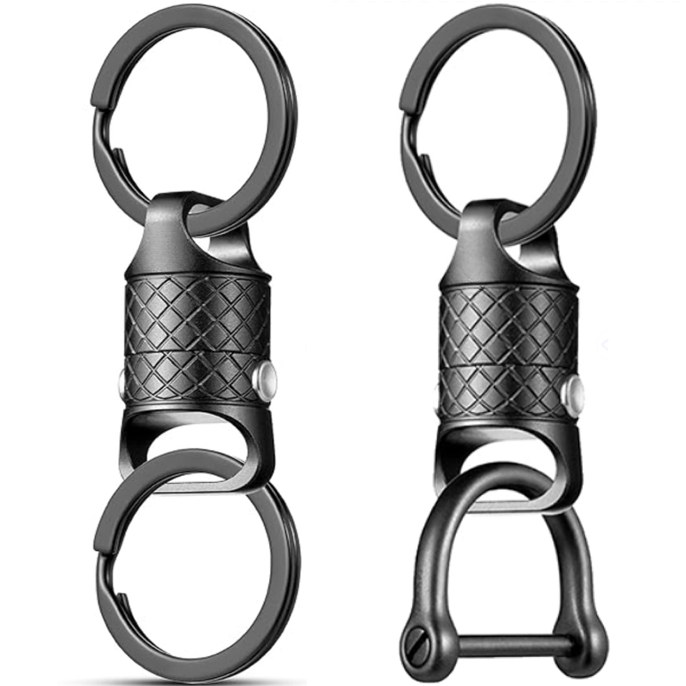 クイックリリース磁気キーホルダー、2つの安全ロックボタン付き - Chain Lock Combination のレビューと価格