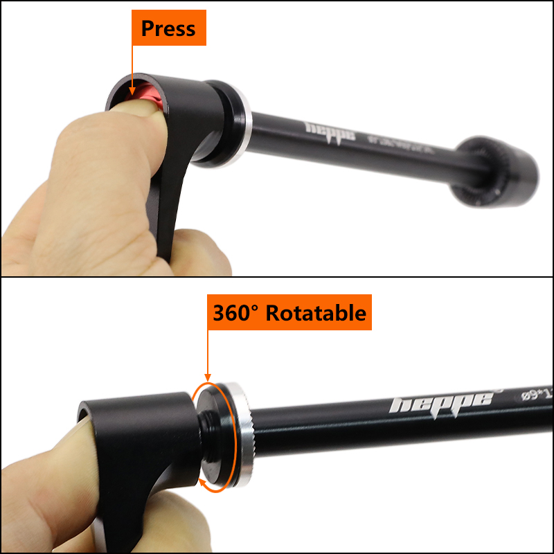 HEPPE バイクスルーアクスル 9x100 10x135  - Dynamo Hub Front のレビューと価格