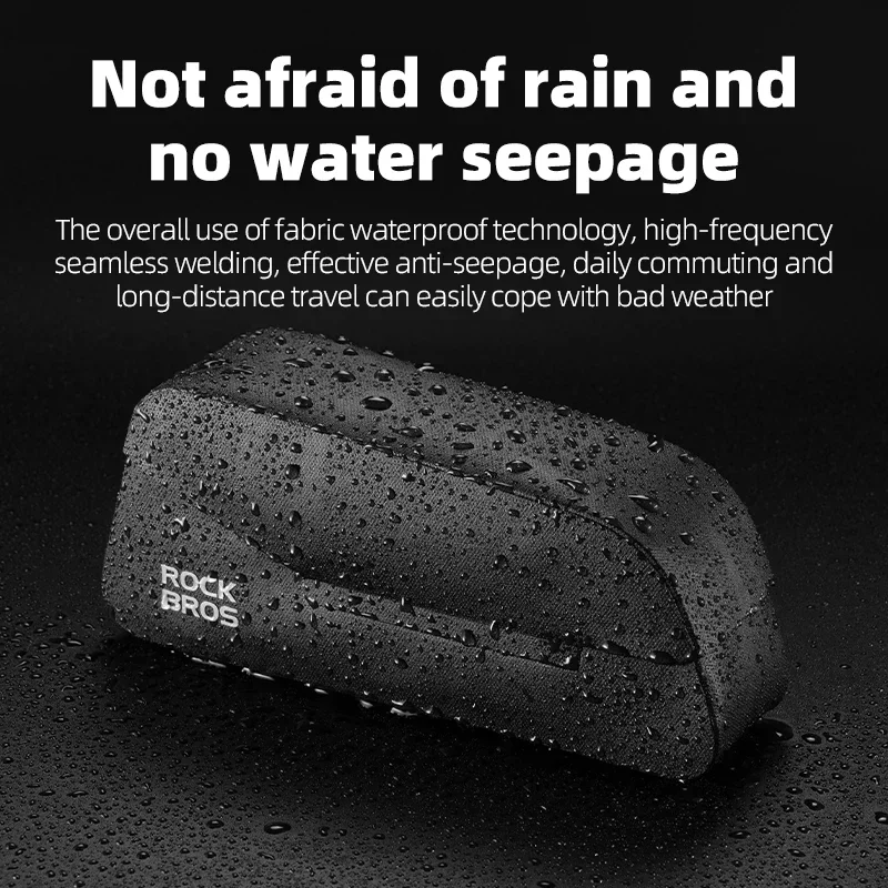 ROCKBROS 磁気吸引自転車トップチューブバッグフロント - Cycling Commuter Backpack Waterproof のレビューと価格