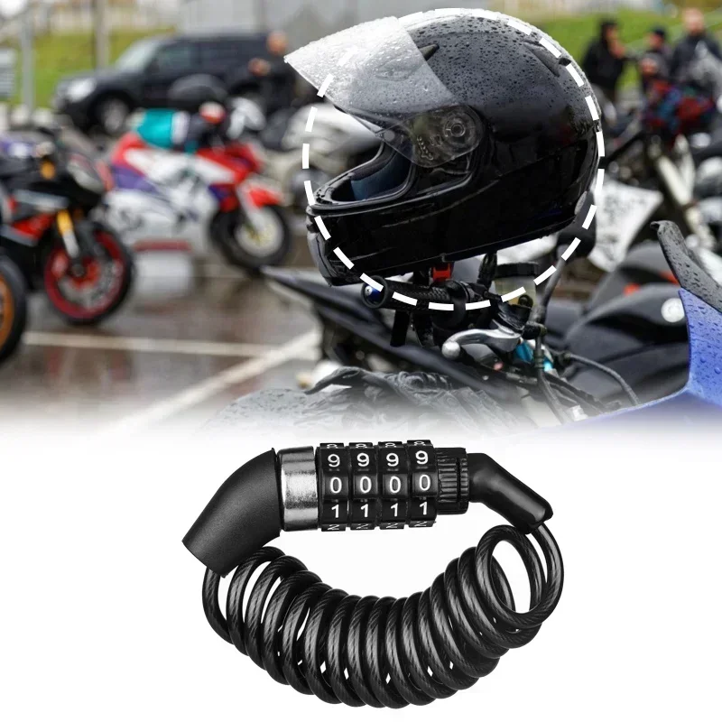 オートバイ自転車盗難防止チェーン 4 桁パスワードコンビネー - Chain Lock Combination のレビューと価格