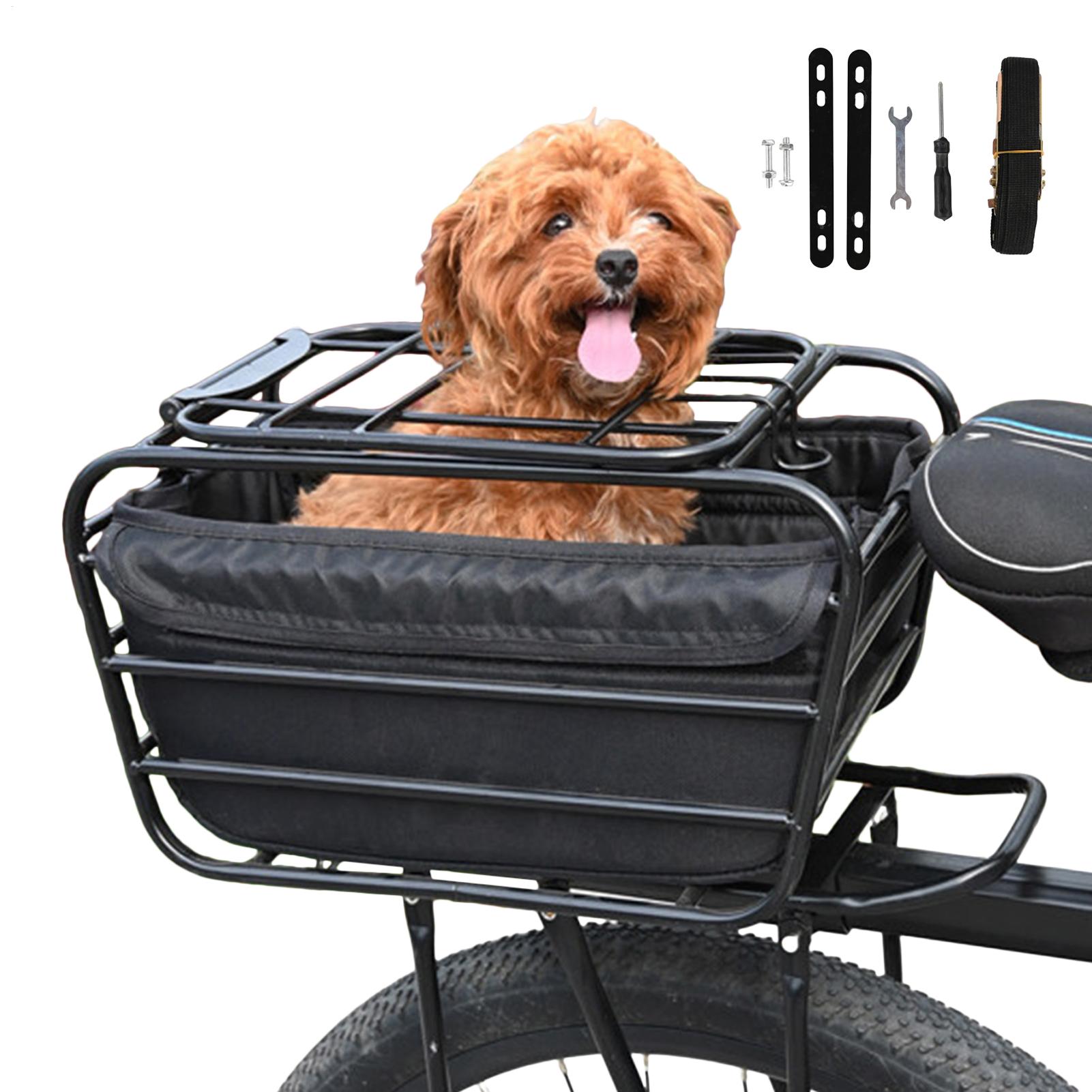 自転車リアバスケット、頑丈な自転車用リアオーガナイザー、ペッ - Commuter Cycling のレビューと価格