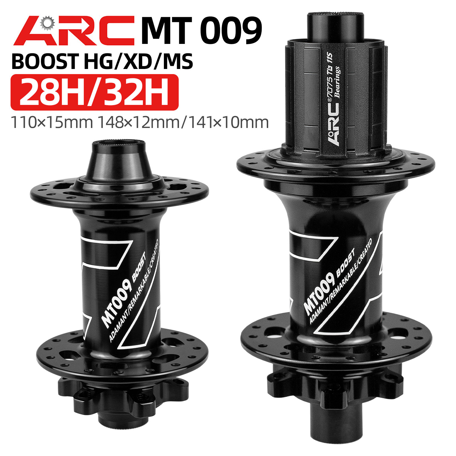 ARC MT009 ブーストフロントリアハブ mtb マウン - Dynamo Hub Front のレビューと価格