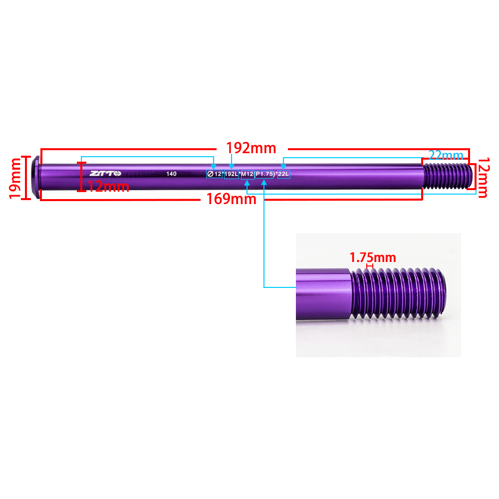 ZTTO M12xP1.0/1.5/1.75 MTBロードバ - Dynamo Hub Front のレビューと価格